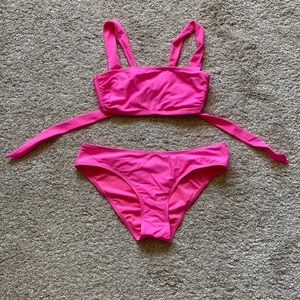 Target brand hot pink bikini